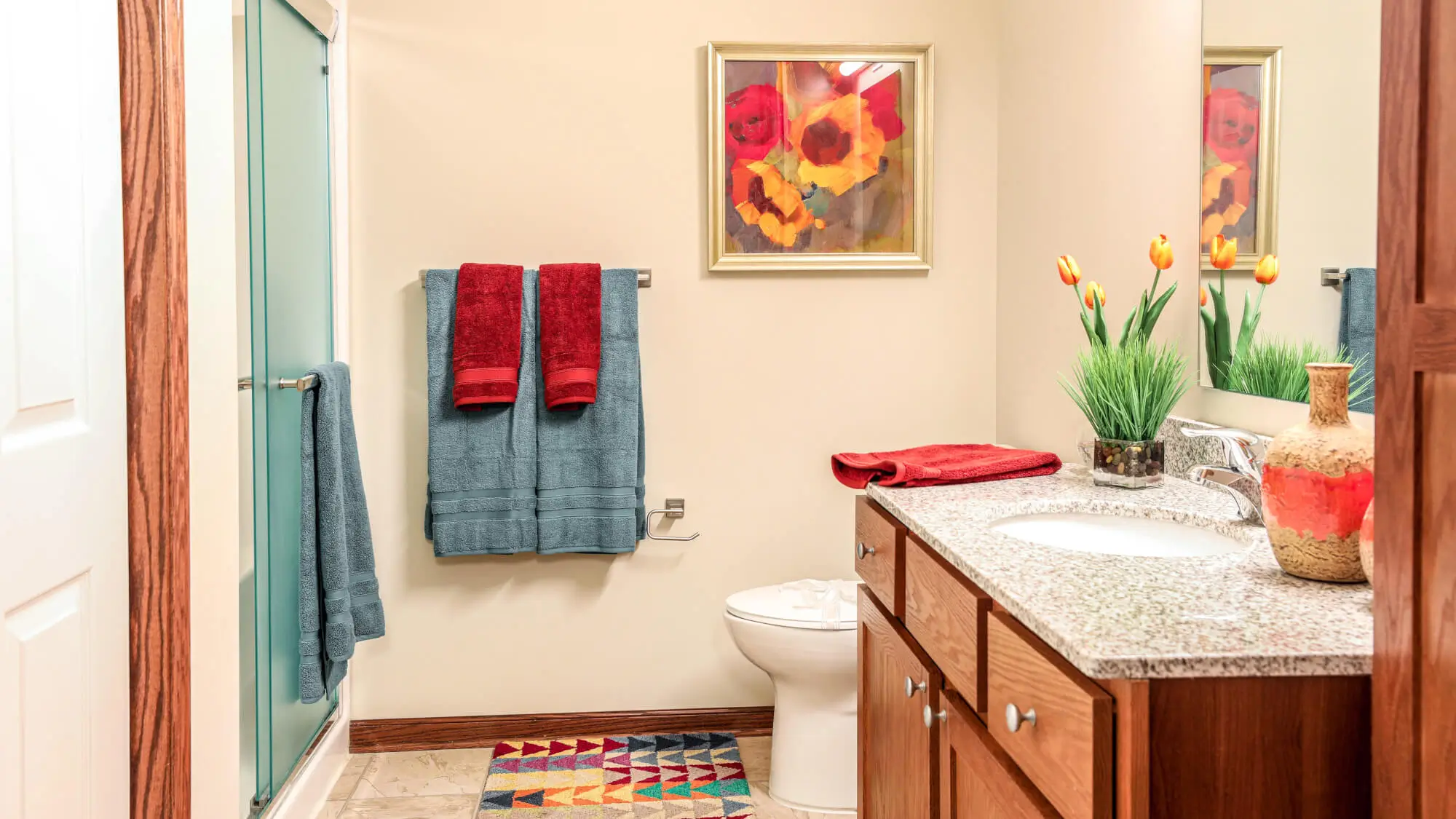 Model Bathroom at Arrowhead Valley