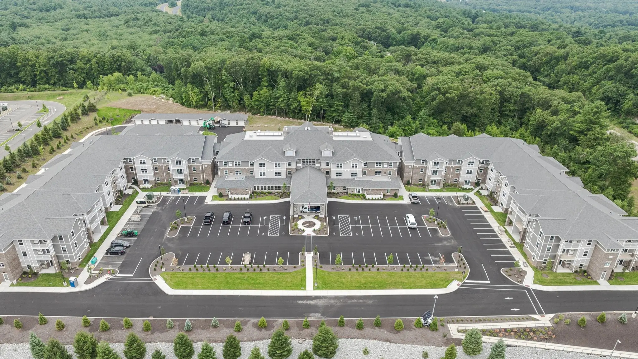 Seniors celebrating the grand opening of a community of Resort Lifestyle Communities