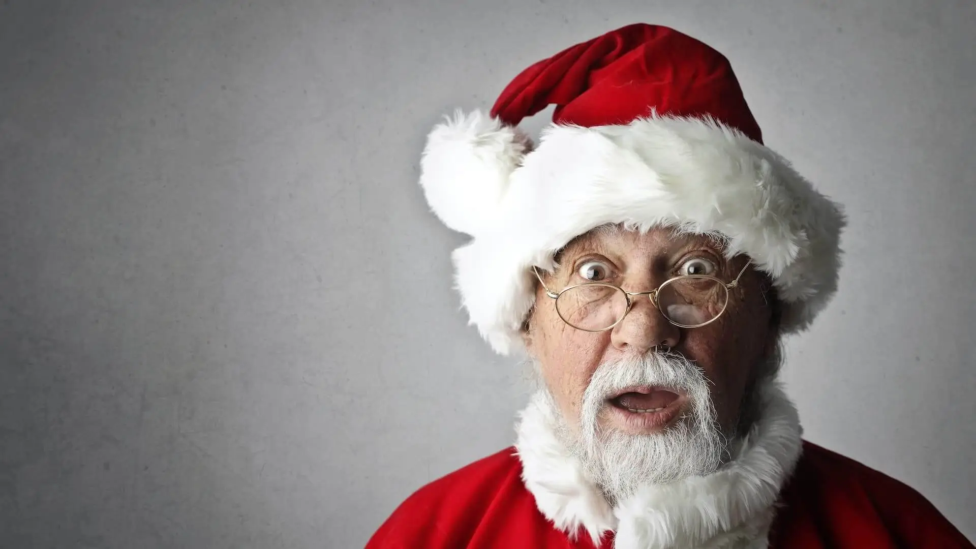 Man in Santa Claus Costume