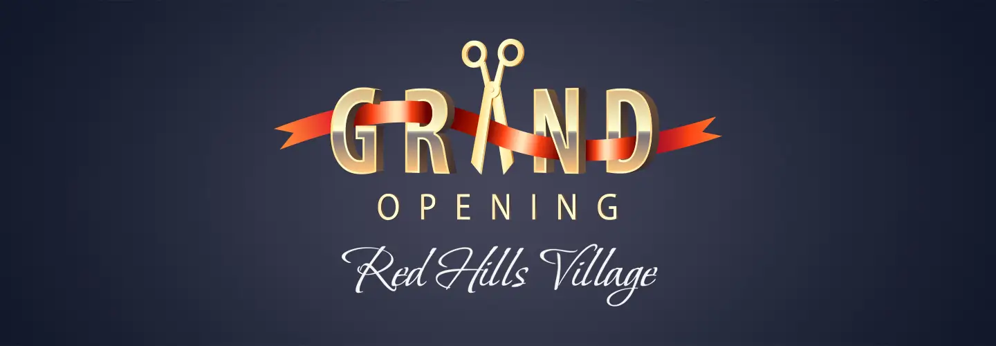 Red Hills Village Grand Opening logo